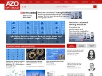 Desktop screenshot for azom.com