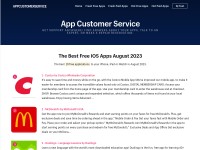 Desktop screenshot for appcustomerservice.com