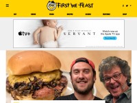 Desktop screenshot for firstwefeast.com
