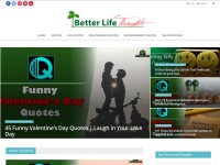 Desktop screenshot for betterlifethoughts.com
