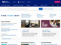 Desktop screenshot for torontopubliclibrary.ca
