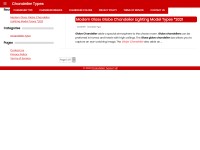 Desktop screenshot for chandeliertypes.com