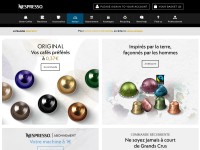 Desktop screenshot for nespresso.com