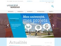 Desktop screenshot for u-bordeaux.fr