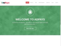 Desktop screenshot for adpays.net