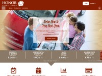 Desktop screenshot for honorcu.com