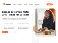 Desktop screenshot for zipwhip.com