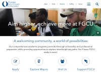 Desktop screenshot for fgcu.edu