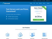 Desktop screenshot for hostwinds.com