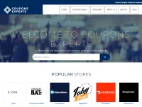 Desktop screenshot for couponsexperts.com