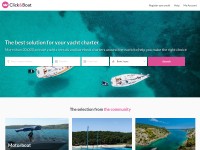 Desktop screenshot for clickandboat.com