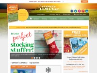 Desktop screenshot for farmersalmanac.com