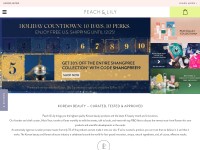 Desktop screenshot for peachandlily.com