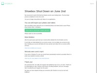 Desktop screenshot for shoeboxapp.com