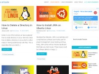 Desktop screenshot for linoxide.com