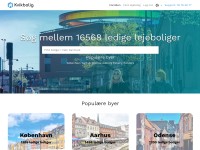 Desktop screenshot for kvikbolig.dk