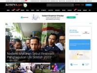 Desktop screenshot for kompas.com