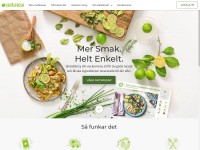 Desktop screenshot for hellofresh.se