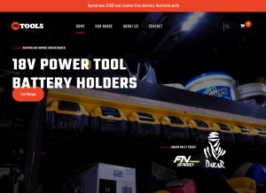 How 48toolsstore.com looks like on a tablet such as an iPad.