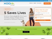 Desktop screenshot for xoomenergy.com