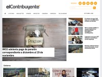 Desktop screenshot for elcontribuyente.mx