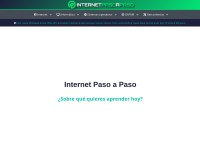 Desktop screenshot for internetpasoapaso.com