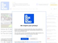 Desktop screenshot for lavoixdunord.fr