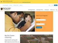 Desktop screenshot for doane.edu