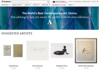 Desktop screenshot for artspace.com