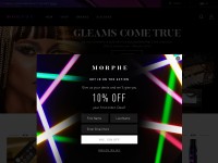 Desktop screenshot for morphe.com