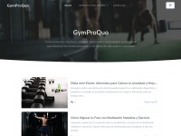 Desktop screenshot for gymproquo.com