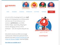 Desktop screenshot for smashingconf.com
