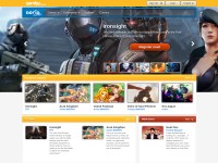 Desktop screenshot for aeriagames.com