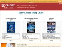 Desktop screenshot for calcchat.com