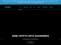 Desktop screenshot for sigominers.com