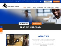 Screenshot of stockmarketcollege.co.za