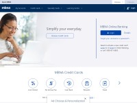 Desktop screenshot for mbna.ca