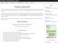 Desktop screenshot for proxyswitcher.com