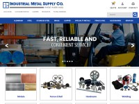 Desktop screenshot for industrialmetalsupply.com