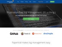 Desktop screenshot for papertrailapp.com
