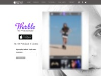 Desktop screenshot for werbleapp.com