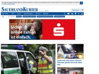 Desktop screenshot for sauerlandkurier.de