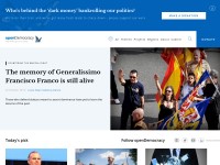 Desktop screenshot for opendemocracy.net