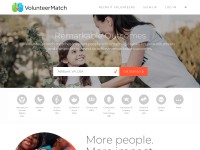Desktop screenshot for volunteermatch.org