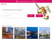 Desktop screenshot for foodora.ca