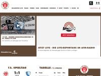 Desktop screenshot for fcstpauli.com