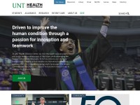 Desktop screenshot for unthsc.edu