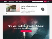 Desktop screenshot for songkick.com