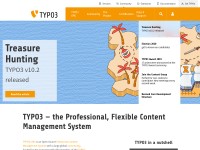 Desktop screenshot for typo3.org