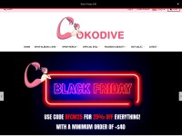 Desktop screenshot for cokodive.com